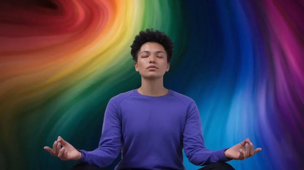 Why You See Swirling Colors During Meditation