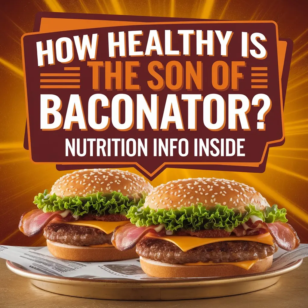 How Healthy Is the Son of Baconator? Nutrition Info Inside