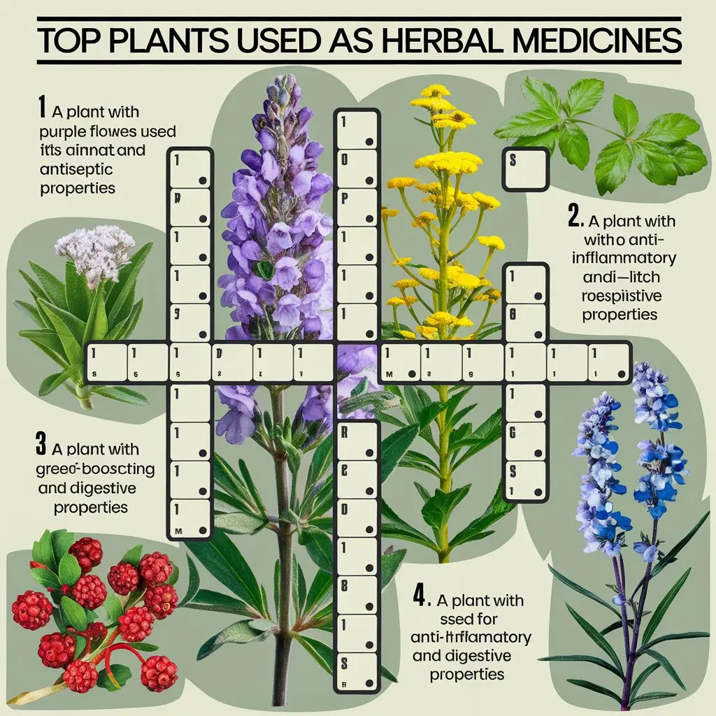 Top Plants Used as Herbal Medicines for Crosswords