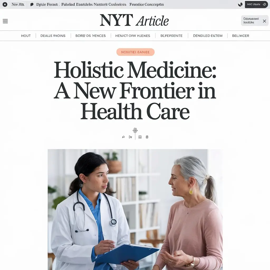 Key Holistic Medicine Concepts Covered by NYT